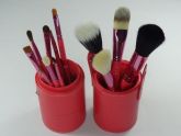 Kit 12 pincéis réplica MAC - Cor rosa