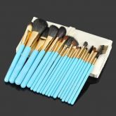 Kit 20 pincéis Make Up For You - Cor Azul