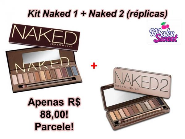 Kit Naked 1 + Naked 2 (réplicas)