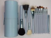 Kit 12 pincéis réplica MAC - Cor Azul