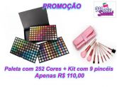 Paleta 252 Cores + Kit com 9 pincéis - Promoção #2