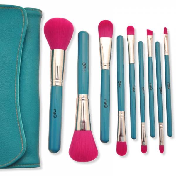 Kit com 9 pincéis MSQ - Cor Azul